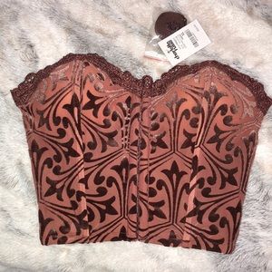 Mauve corset top
